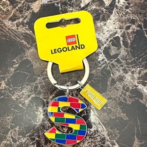 LEGO Multicolor 'S' Keychain with LEGOLAND Tag